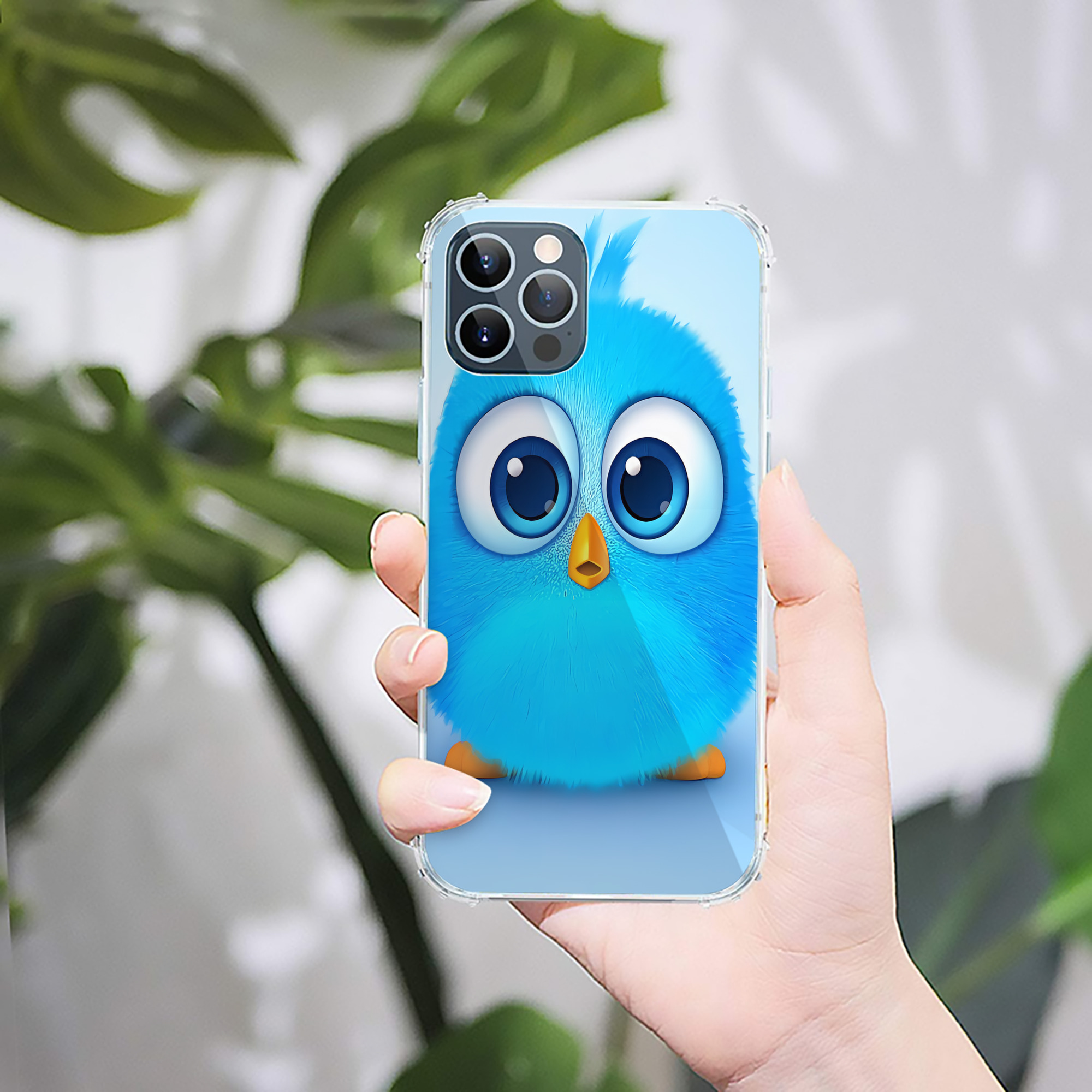 （画像用） Angry Birds アングリーバード 【iPhone 12シリーズ対応】透明スマホケース（クリアソフトケース）